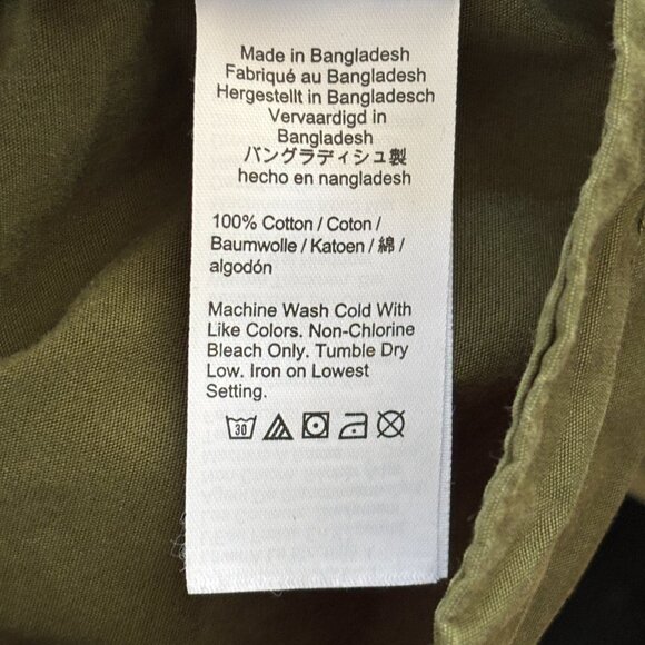 J.CREW Garment Dyed M65 Field Jacket in Military Green SZ 8 - Picture 9 of 12